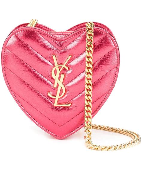 ysl heart purse